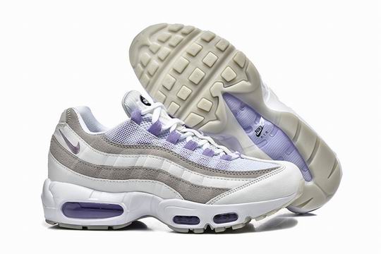 Cheap Nike Air Max 95 White Grey Purple Men's Shoes-63 Cheap Nike Air Max 95 White Grey Purple Men's Shoes-63